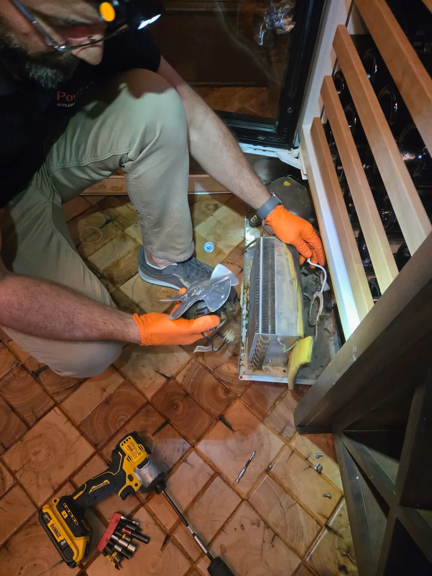 Sub-Zero wine cooler condenser fan replacement