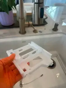 KitchenAid ice machine pump holder after cleaning