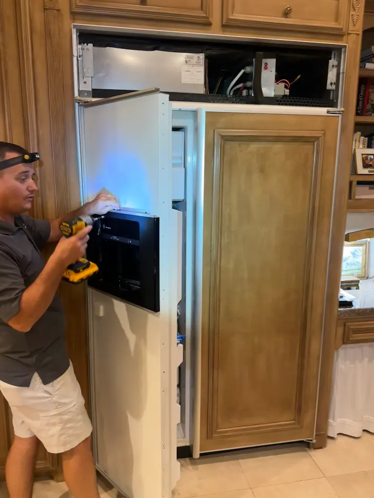 GE refrigerator dispenser repair