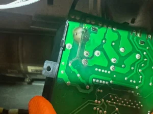 Shorted Thermador vent hood control board