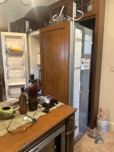 Built-in Thermador refrigerator sealed system repair