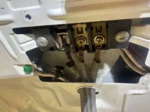 burned dryer terminal block