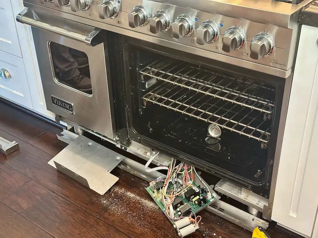 Viking range control board causing inconsistent heating