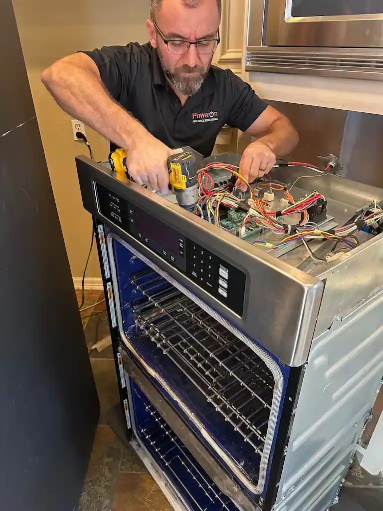 KitchenAid double oven, rebuild relay board.