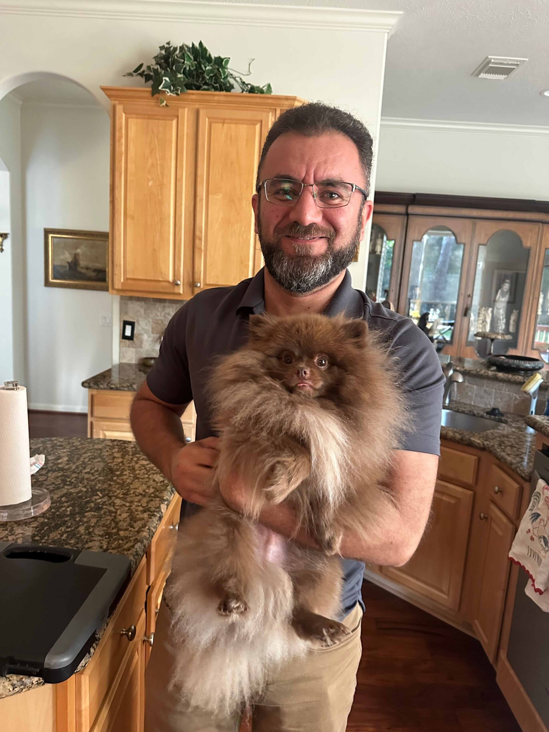 Jaxon, a pet met during a PowerOn appliance repair visit in Magnolia, TX